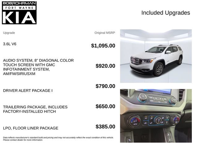 Used 2019 GMC Acadia SLE w/ Driver Alert Package I AWD/4WD image 4