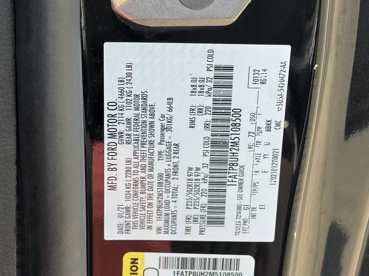 Used 2021 Ford Mustang Premium RWD image 27