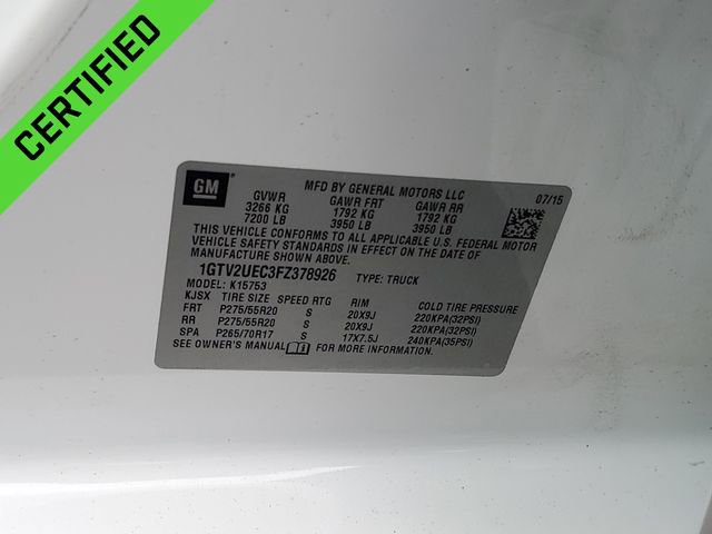 Certified 2015 GMC Sierra 1500 SLE w/ SLE Value Package image 32