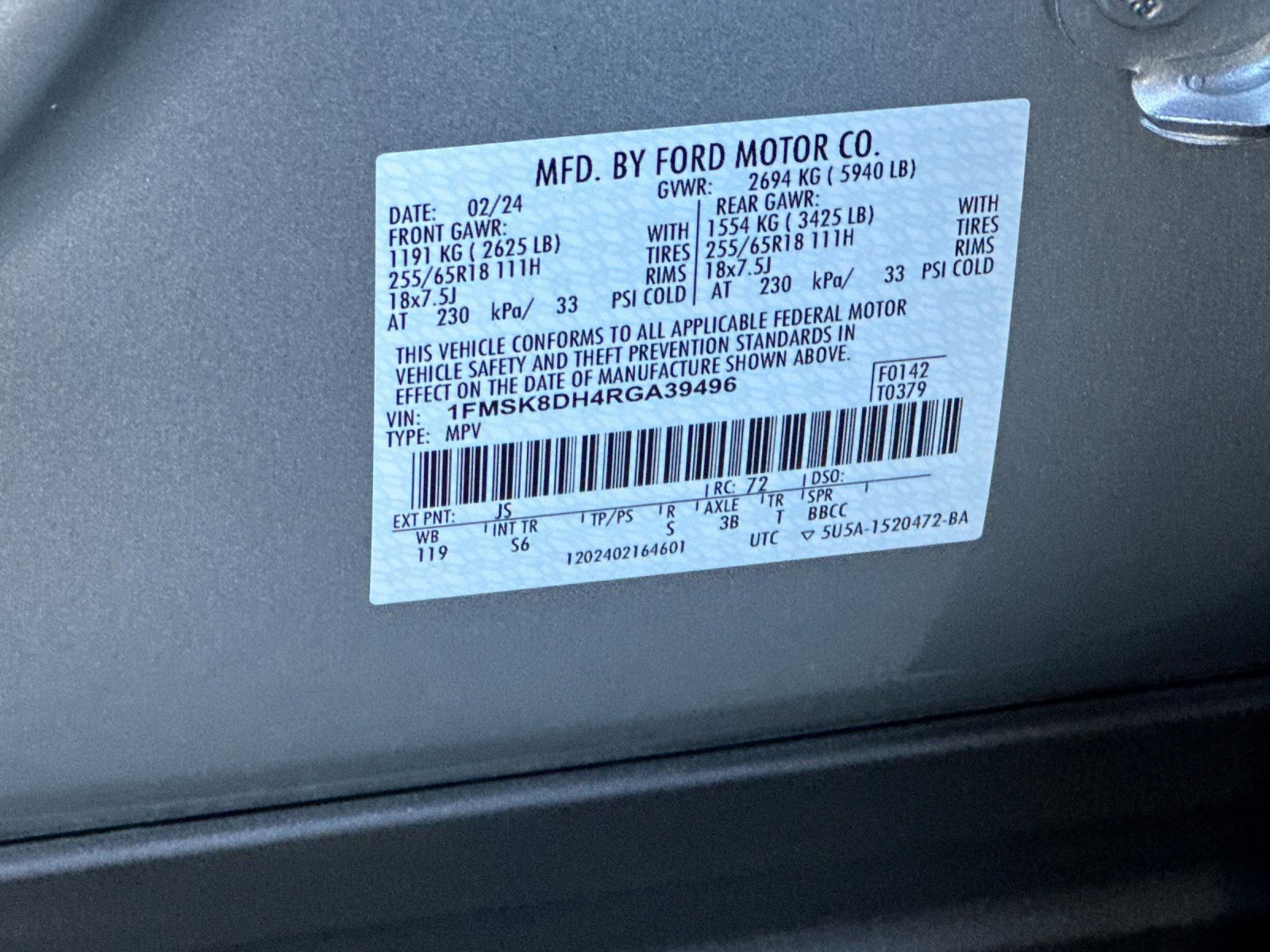 Used 2024 Ford Explorer XLT w/ Equipment Group 202A image 30