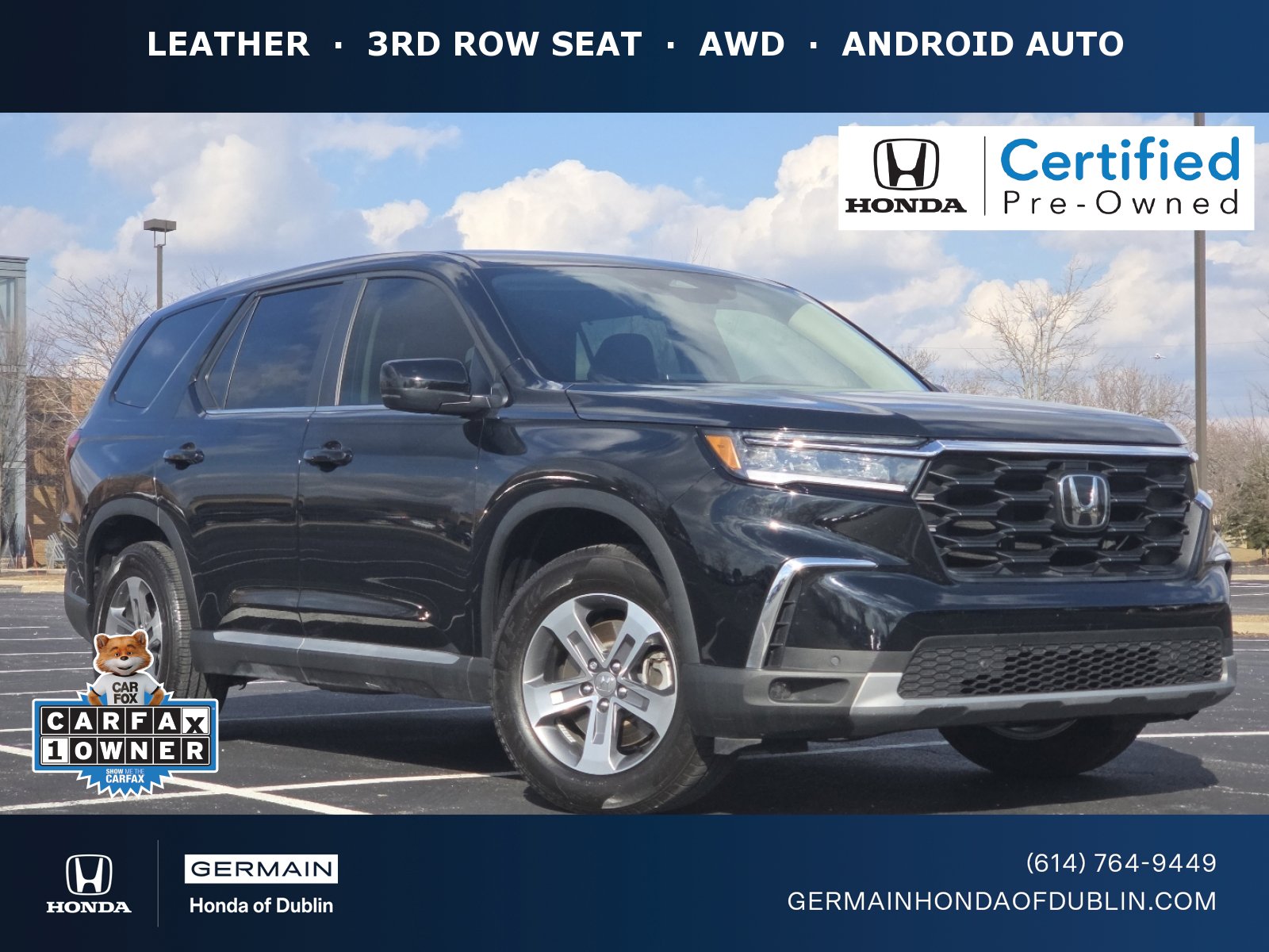 Certified 2025 Honda Pilot EX-L