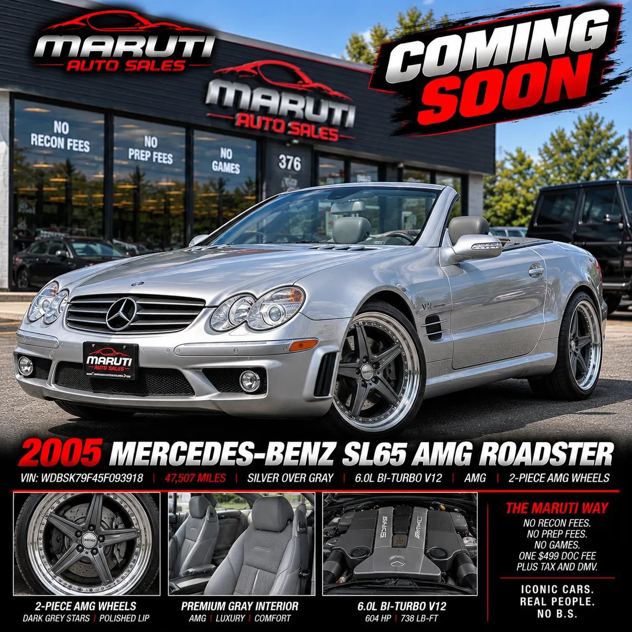 Used 2005 Mercedes-Benz SL 65 AMG image 1