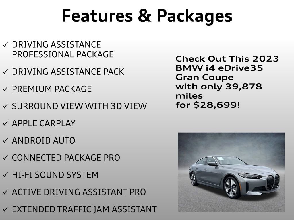 Used 2023 BMW i4 eDrive35 image 4