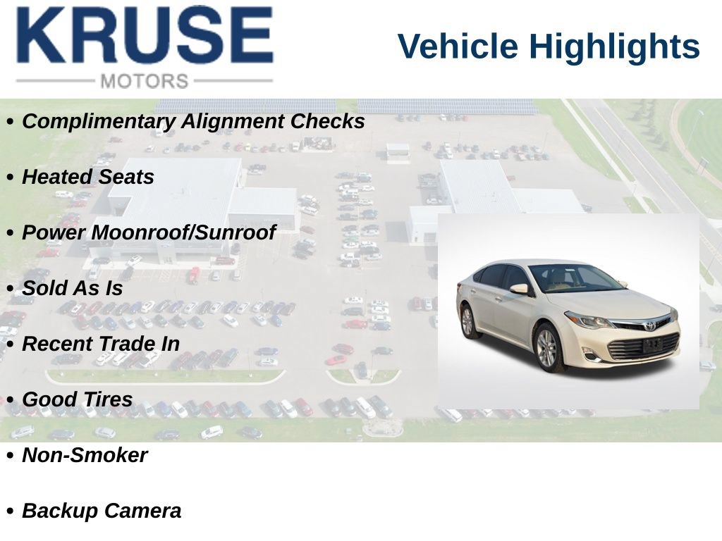 Used 2014 Toyota Avalon XLE FWD image 14