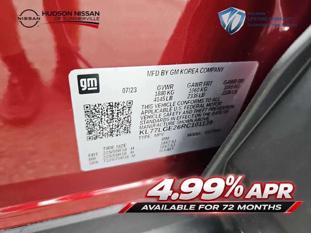Used 2024 Chevrolet Trax RS w/ Driver Confidence Package FWD image 33