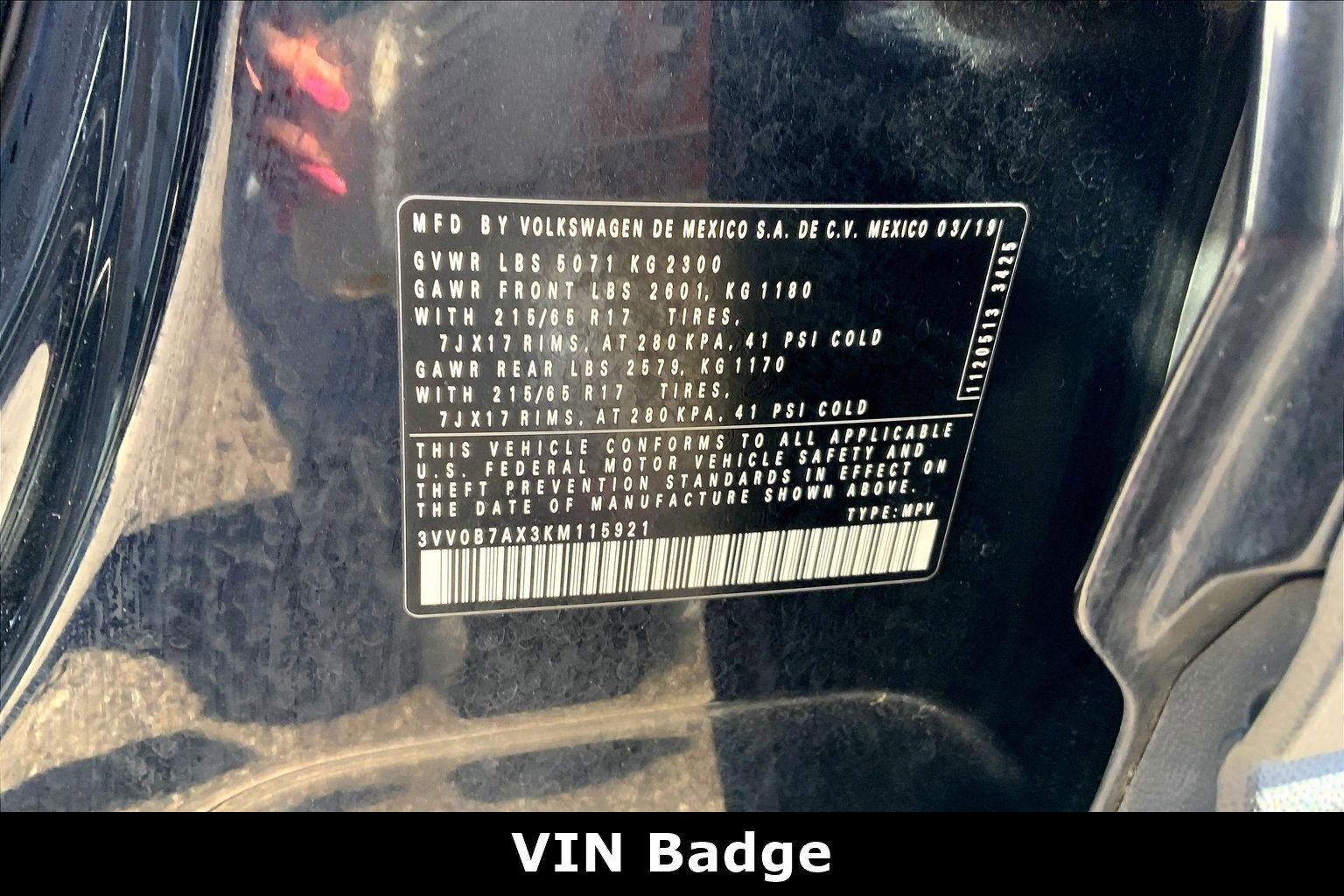 Used 2019 Volkswagen Tiguan S w/ Driver Assistance Package image 34