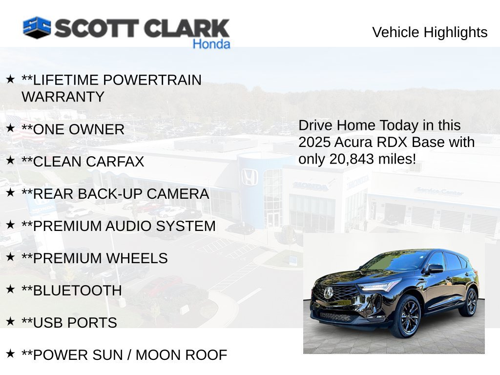 Used 2025 Acura RDX SH-AWD image 11