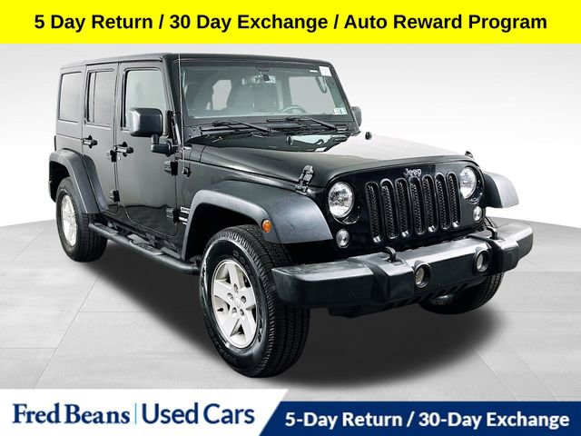 Used 2016 Jeep Wrangler Unlimited Sport w/ Quick Order Package 24S image 1