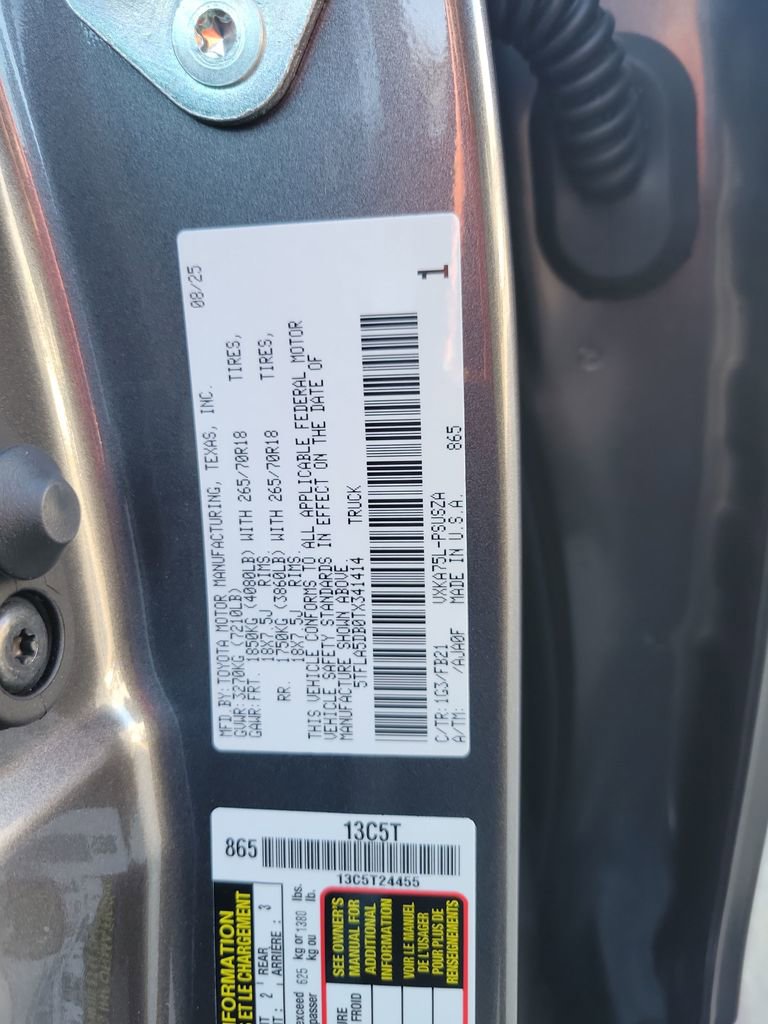 Certified 2026 Toyota Tundra SR5 w/ SR5 Convenience Package image 36