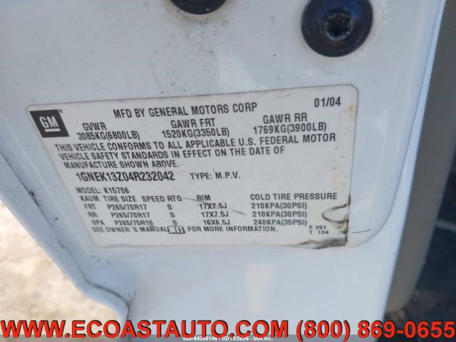 Used 2004 Chevrolet Tahoe Z71 w/ Z71 Preferred Equipment Group image 10