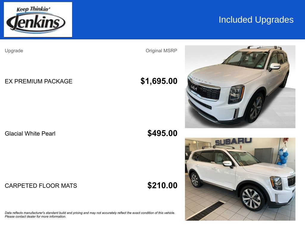 Used 2022 Kia Telluride EX w/ EX Premium Package AWD/4WD image 4