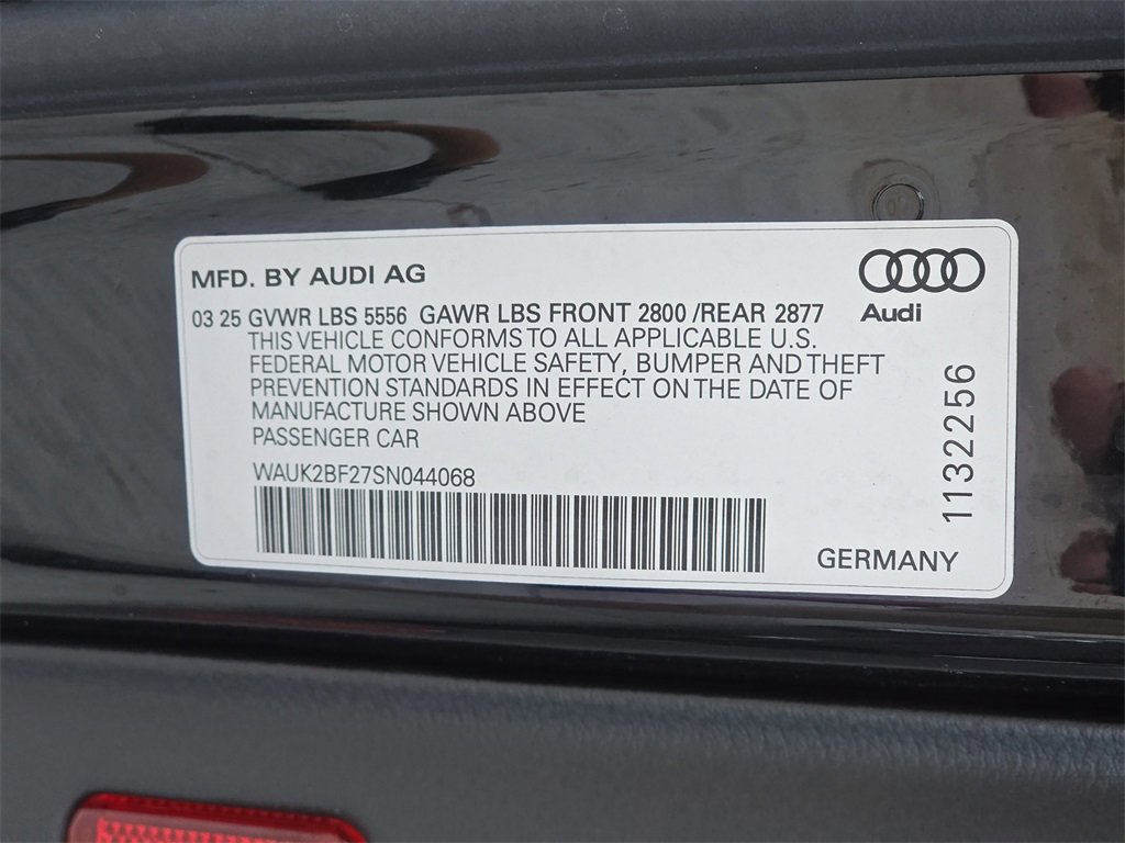 Certified 2025 Audi A6 3.0T Premium w/ Convenience Plus Package image 30