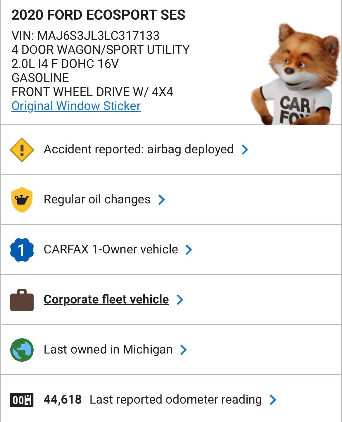 Used 2020 Ford EcoSport SES w/ SES Black Appearance Package image 35