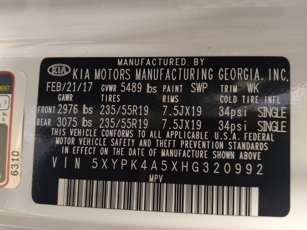Used 2017 Kia Sorento SX FWD image 33