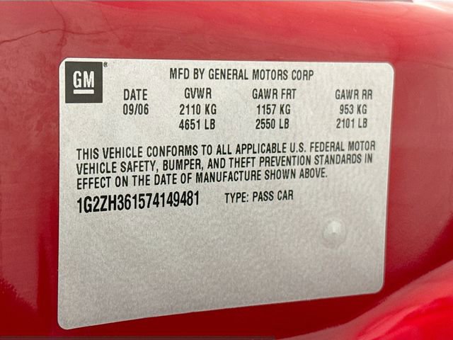 Used 2007 Pontiac G6 GT w/ Sport Package image 22