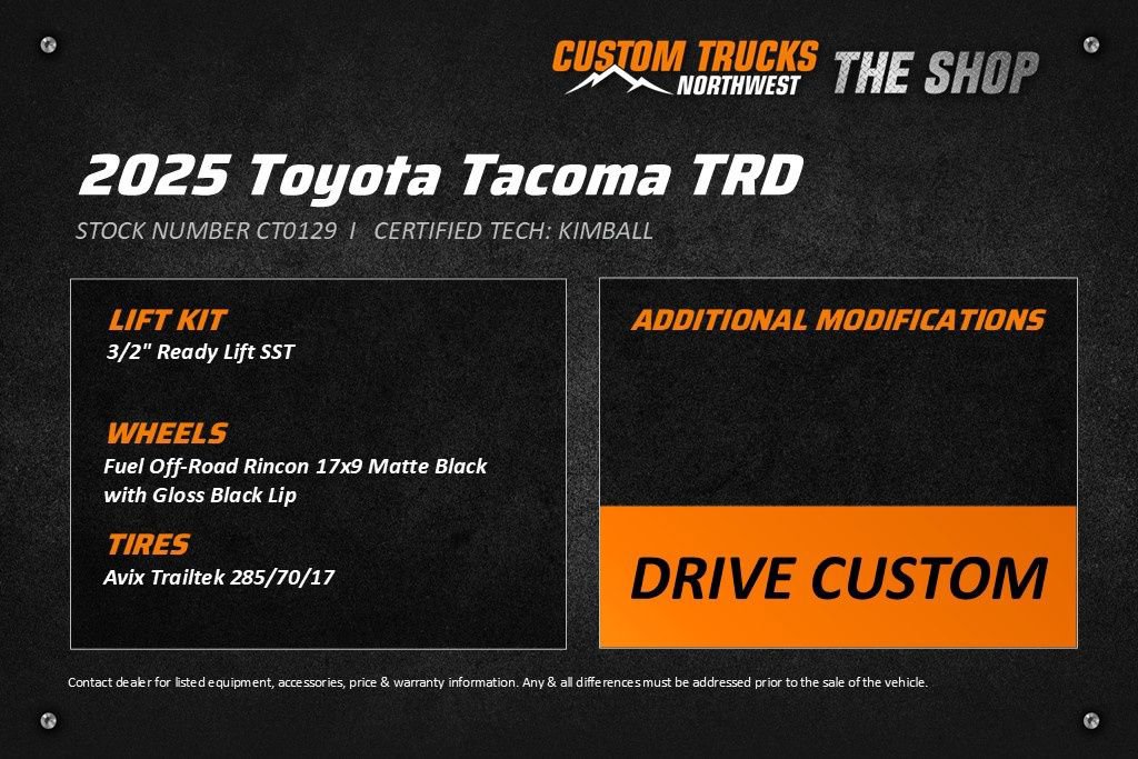 Used 2025 Toyota Tacoma TRD Off-Road image 2