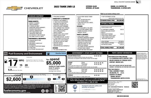 Used 2023 Chevrolet Tahoe LS w/ Driver Alert Package RWD image 4