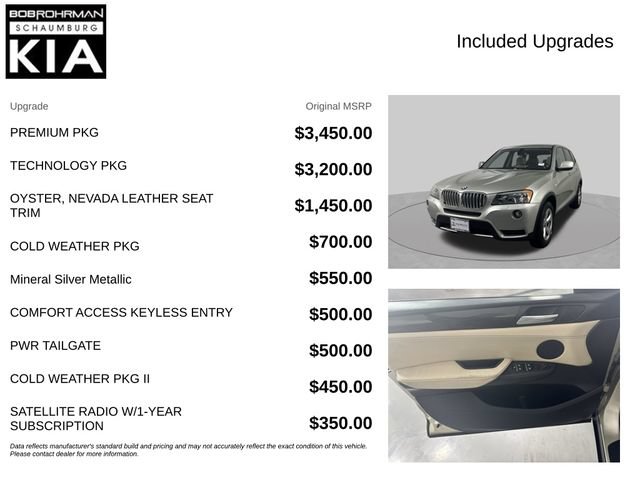 Used 2012 BMW X3 xDrive28i AWD/4WD image 4