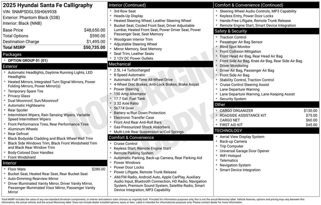 Used 2025 Hyundai Santa Fe Calligraphy image 5