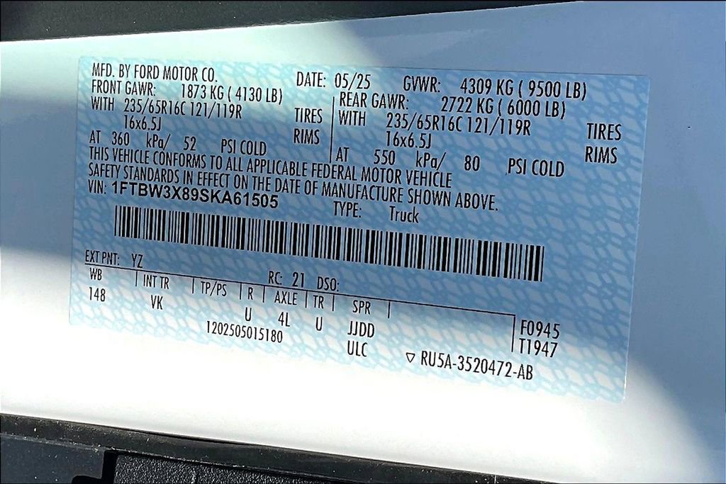 Used 2025 Ford Transit 350 Base w/ Load Area Protection Package image 34