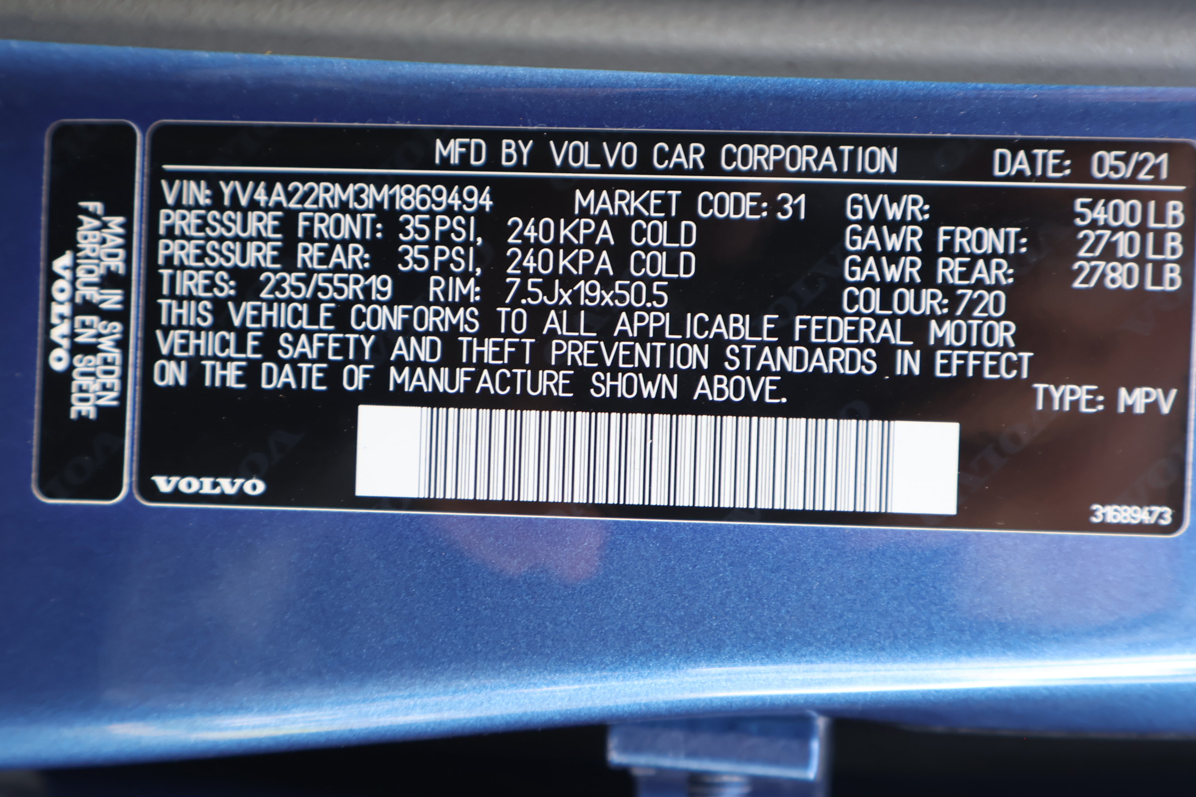 Used 2021 Volvo XC60 T6 R-Design w/ Advanced Package AWD/4WD image 28
