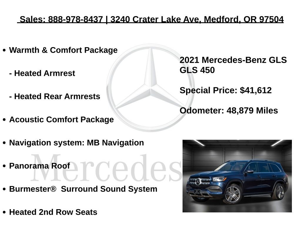 Used 2021 Mercedes-Benz GLS 450 4MATIC image 15