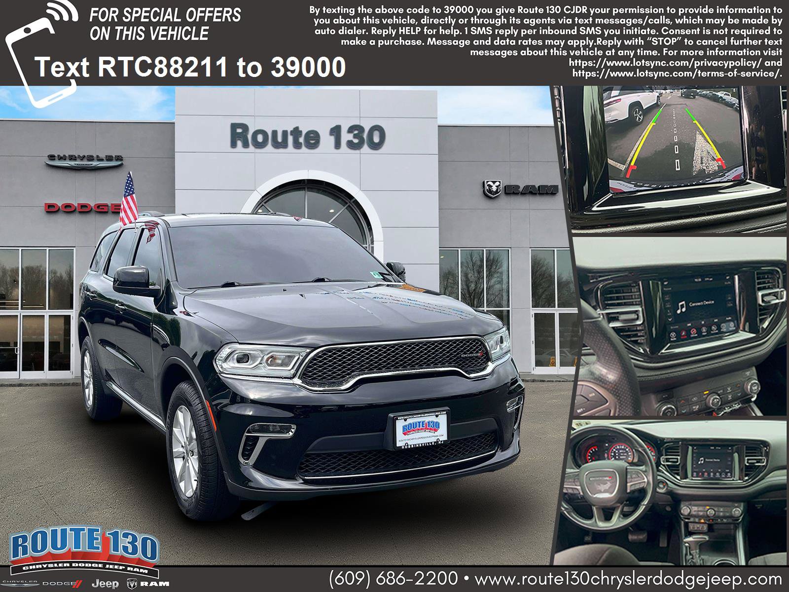 Used 2022 Dodge Durango SXT AWD/4WD image 1