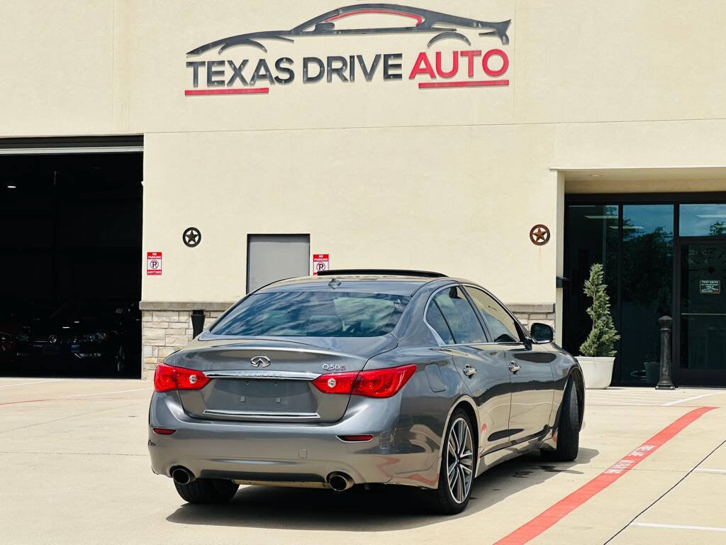 Used 2014 INFINITI Q50 w/ Navigation Package RWD image 10