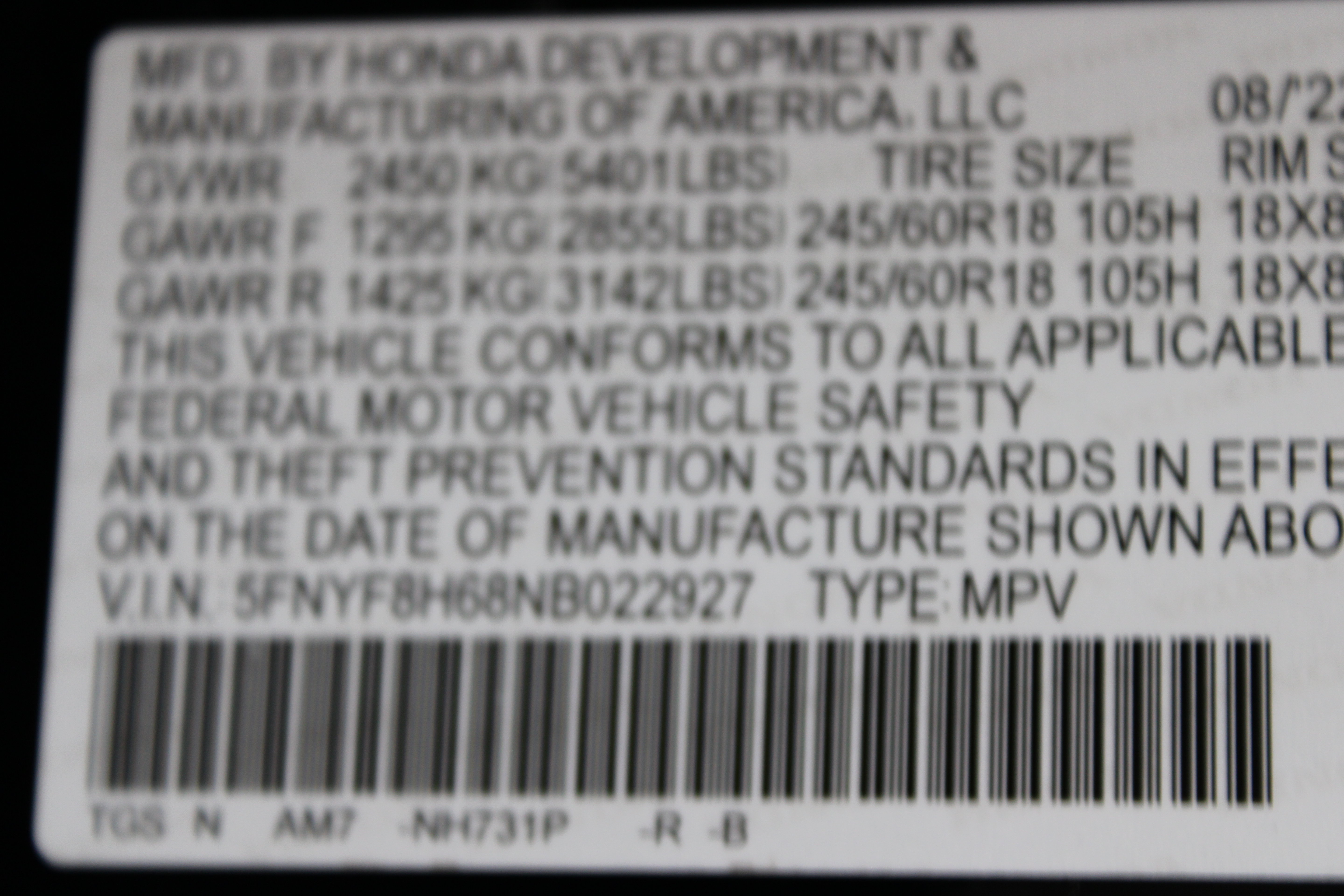 Used 2022 Honda Passport TrailSport image 43