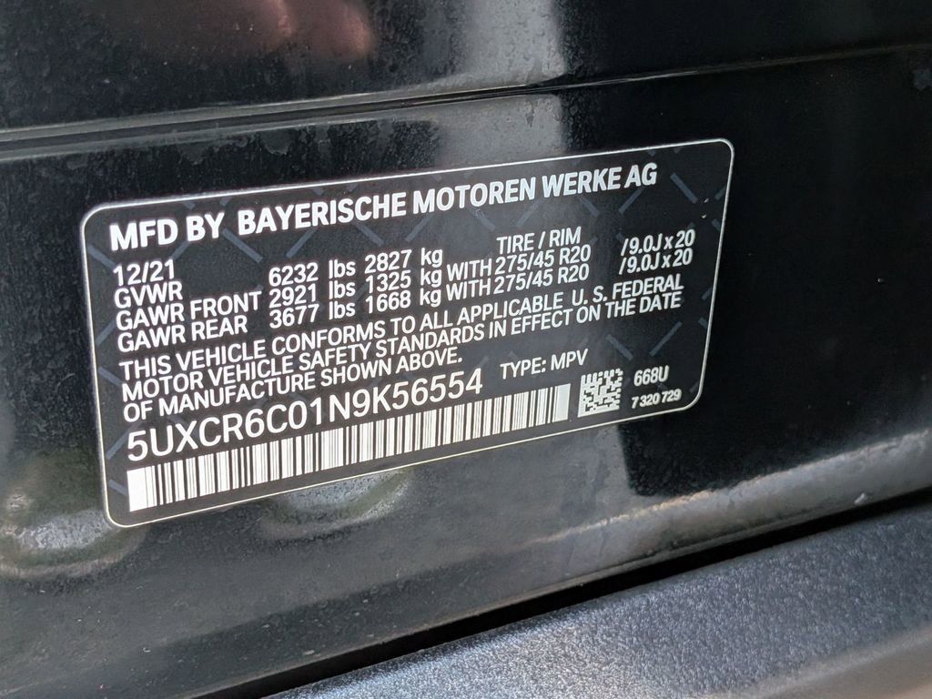 Used 2022 BMW X5 xDrive40i w/ Climate Comfort Package image 35