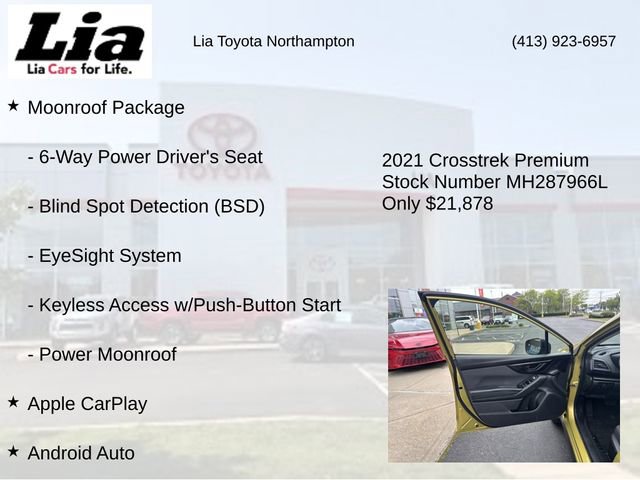 Used 2021 Subaru Crosstrek 2.0i Premium w/ Moonroof Package AWD/4WD image 7