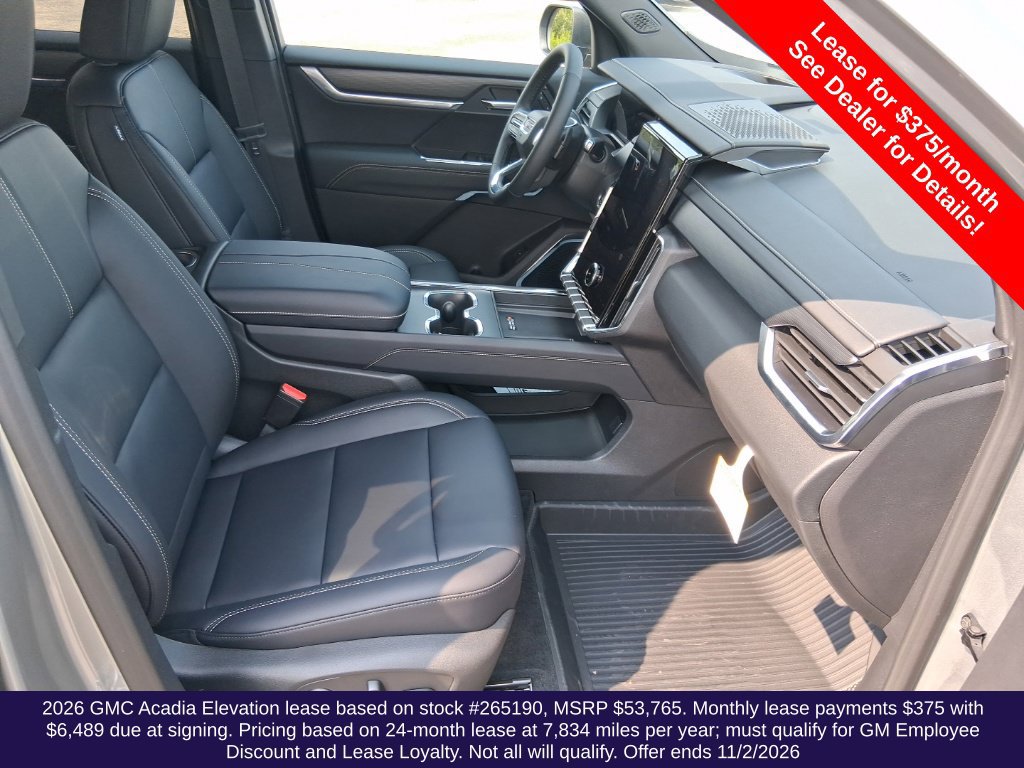 New 2026 GMC Acadia Elevation w/ Black Edition AWD/4WD image 10