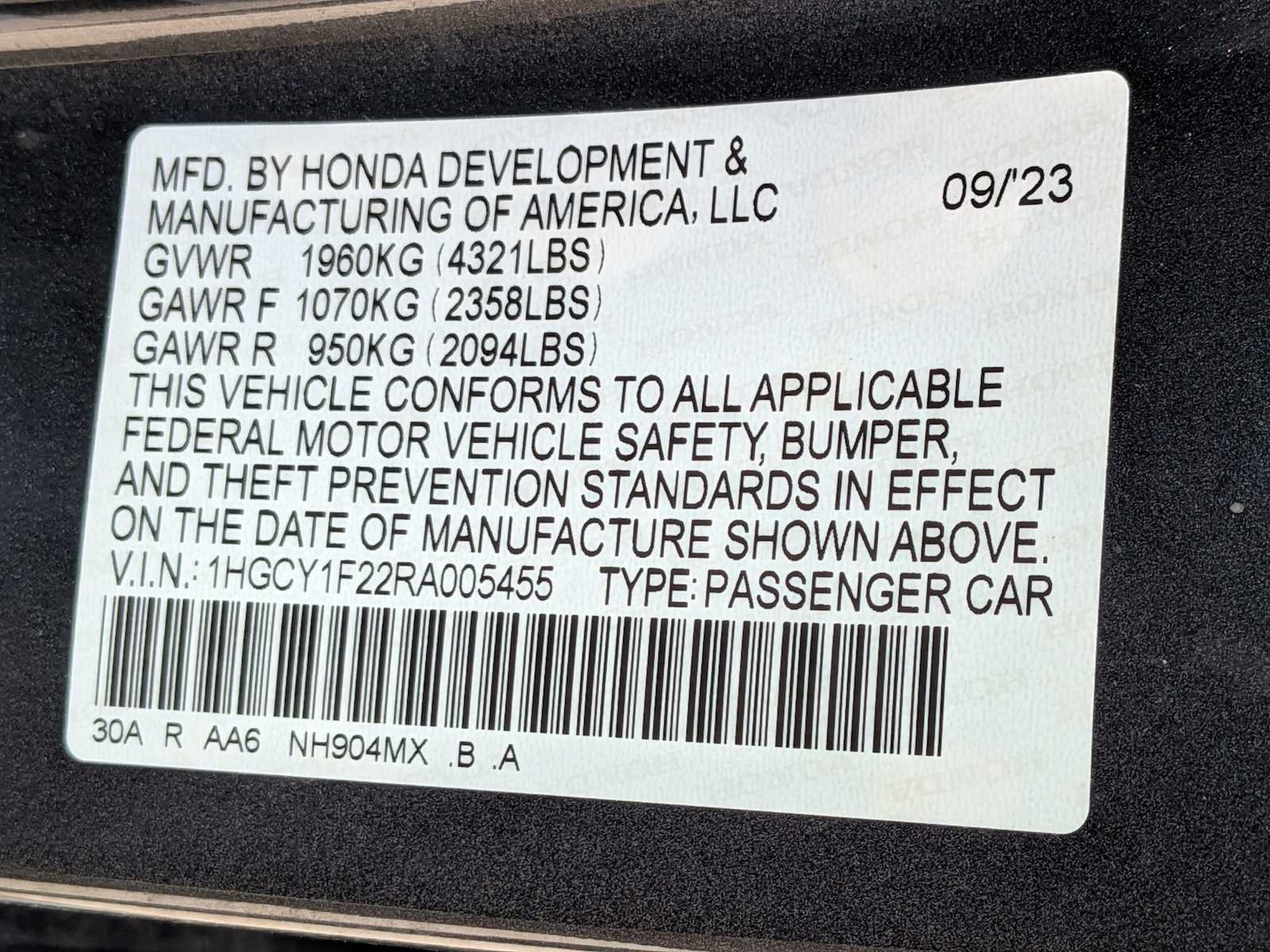 Certified 2024 Honda Accord LX image 28