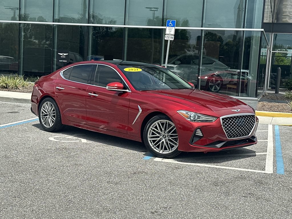 Used 2021 Genesis G70 2.0T w/ Elite Package RWD image 2