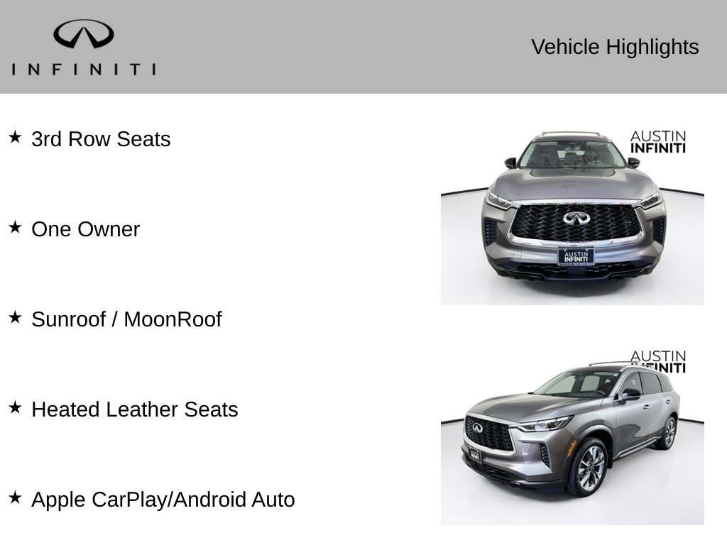 Certified 2024 INFINITI QX60 Luxe FWD image 3