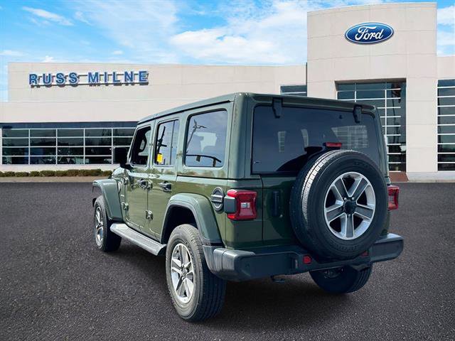 Used 2021 Jeep Wrangler Unlimited Sahara w/ Uconnect 4C Nav & Sound Group AWD/4WD image 5