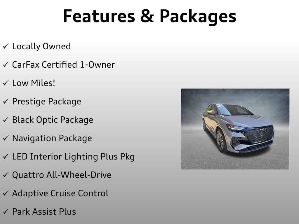 Used 2023 Audi Q4 e-tron Prestige AWD/4WD image 4
