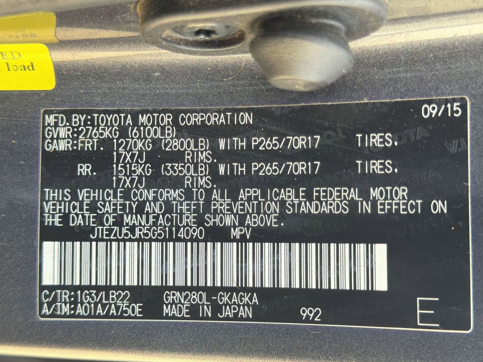 Used 2016 Toyota 4Runner SR5 Premium RWD image 19