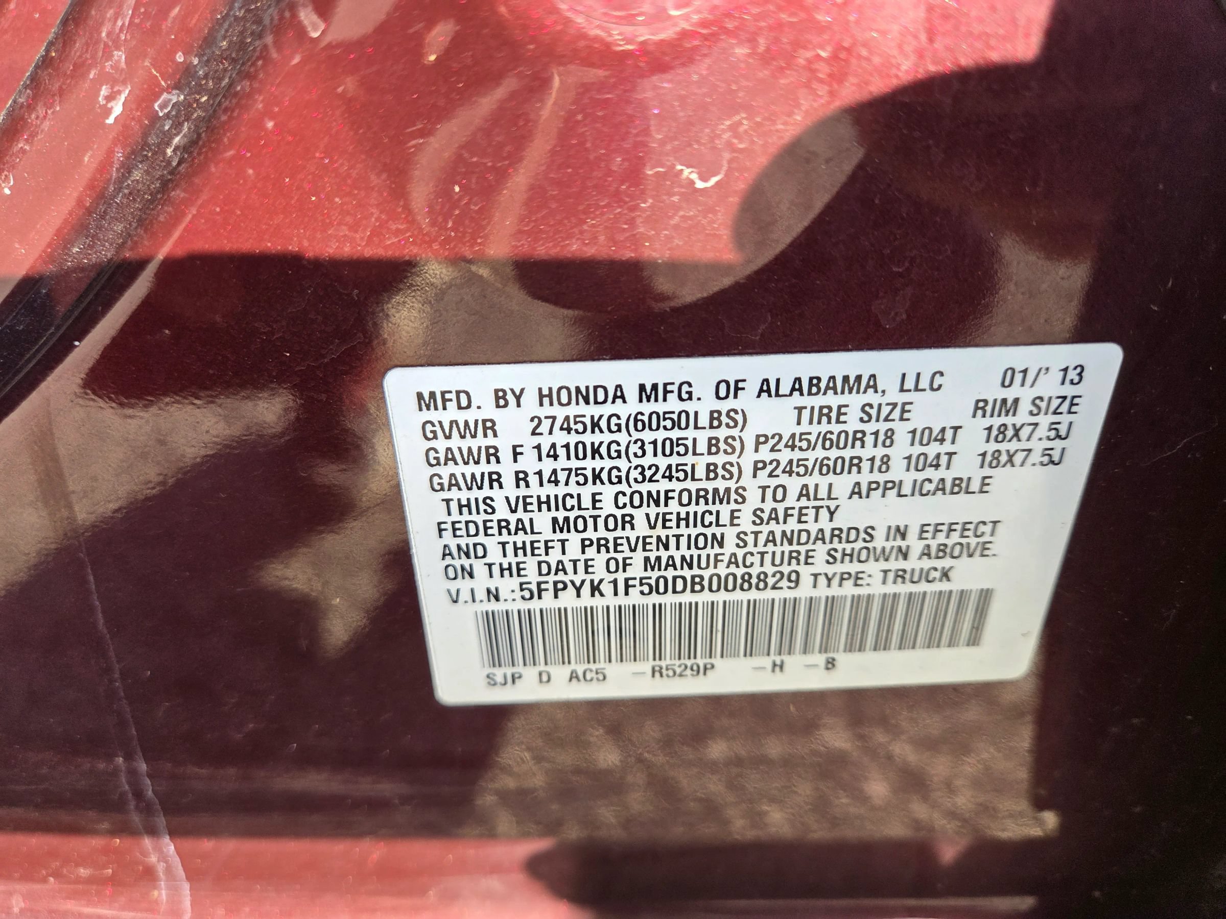 Used 2013 Honda Ridgeline RTL image 17