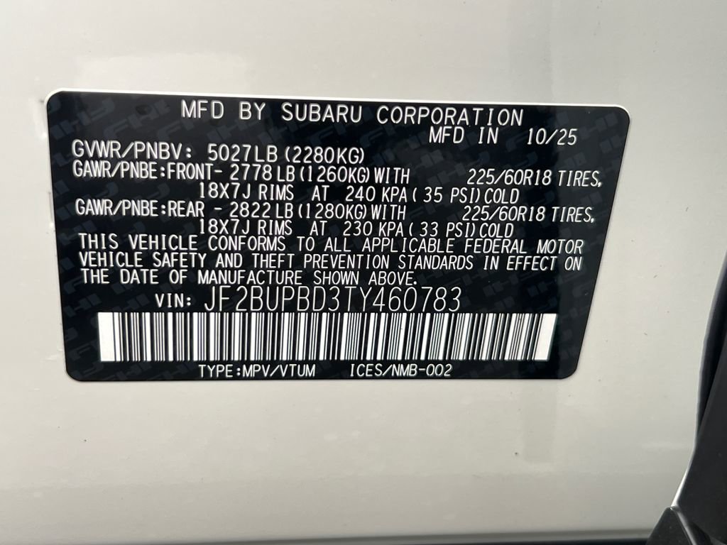 New 2026 Subaru Outback Premium image 31