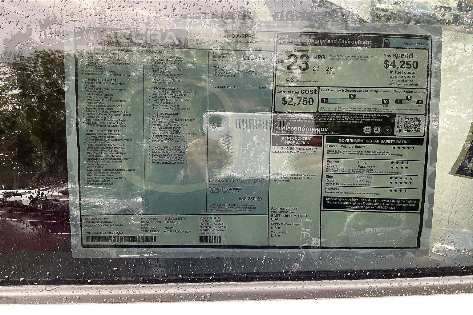 New 2025 Acura RDX A-Spec image 14