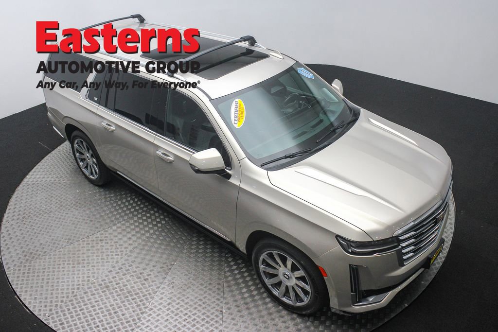 Used 2021 Cadillac Escalade ESV Premium Luxury Platinum image 3