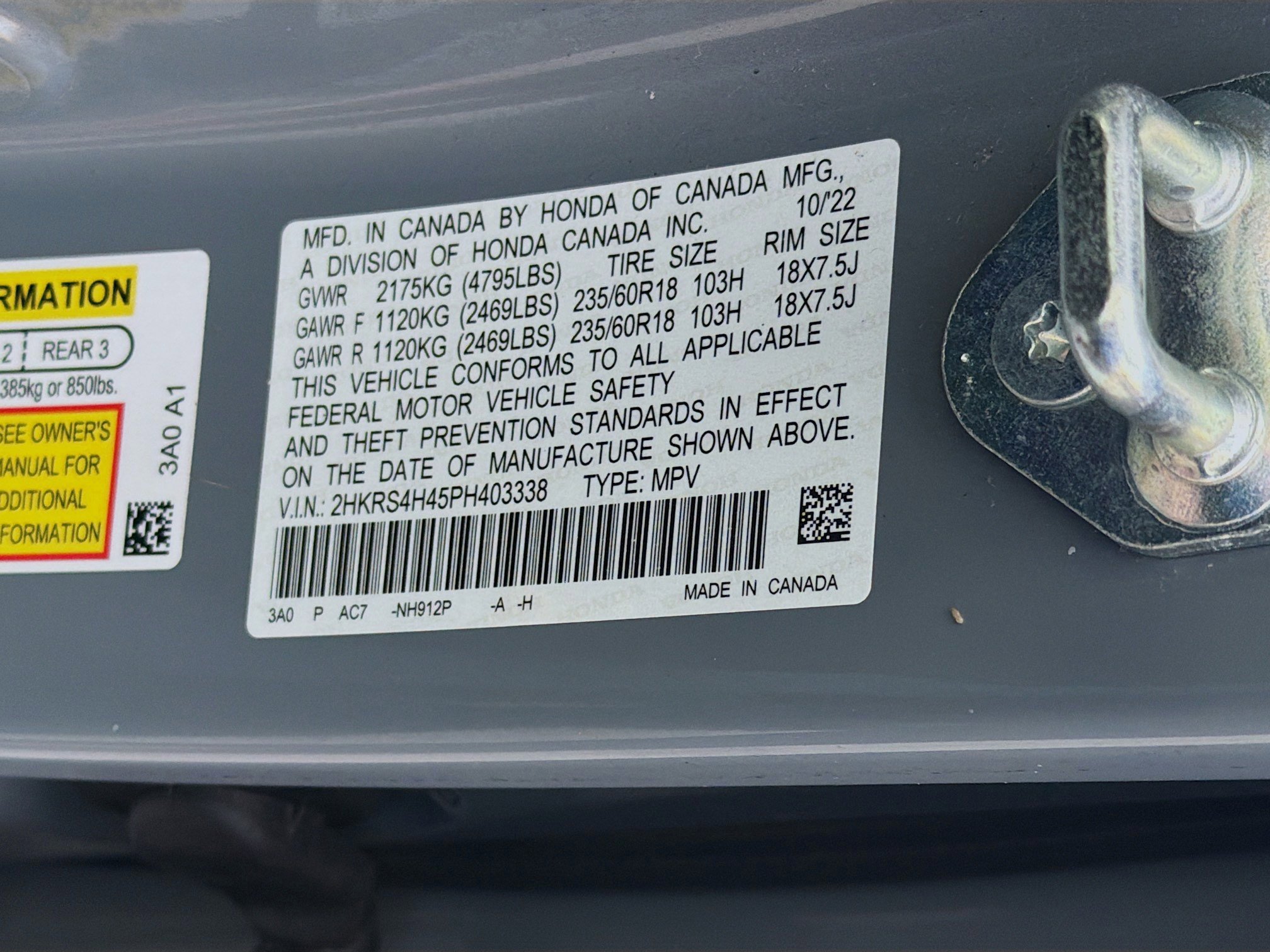 Certified 2023 Honda CR-V EX image 37