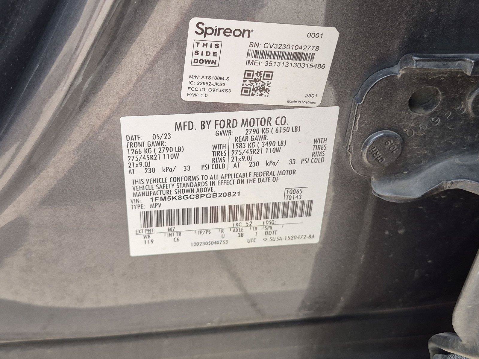 Used 2023 Ford Explorer ST w/ Equipment Group 401A AWD/4WD image 29