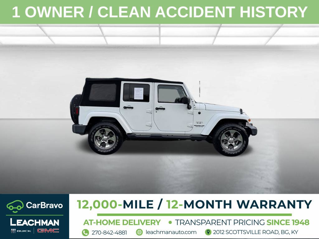 Used 2017 Jeep Wrangler Unlimited Sahara w/ Connectivity Group AWD/4WD image 2