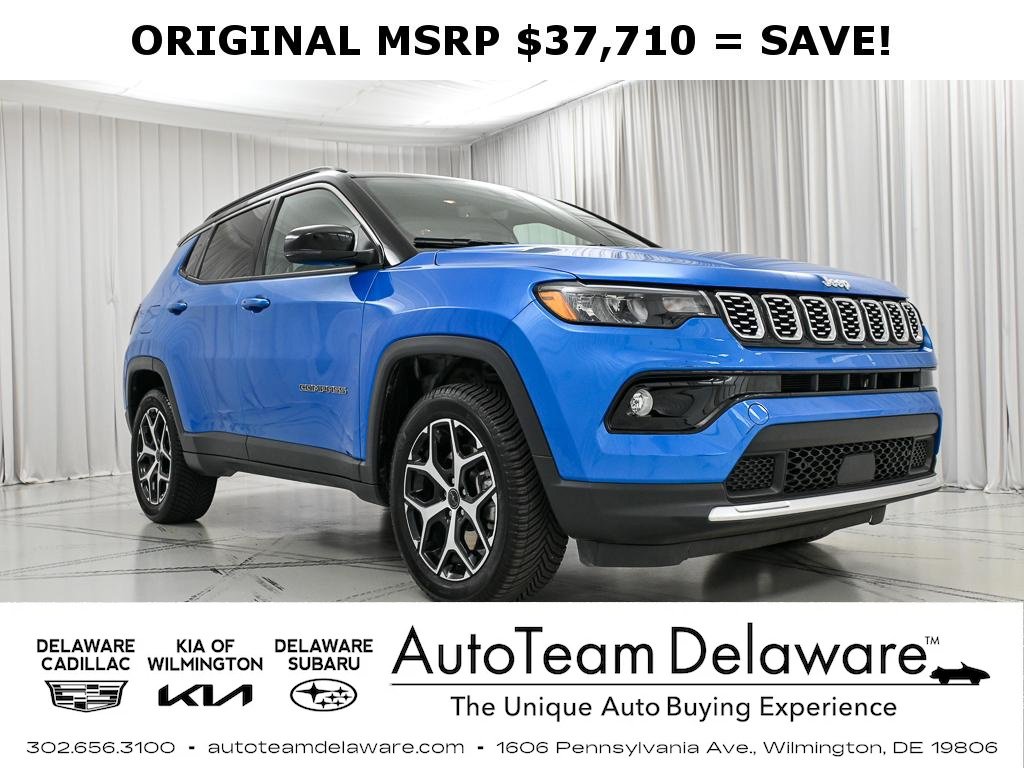 Used 2025 Jeep Compass Limited w/ Sun & Sound Group AWD/4WD image 1