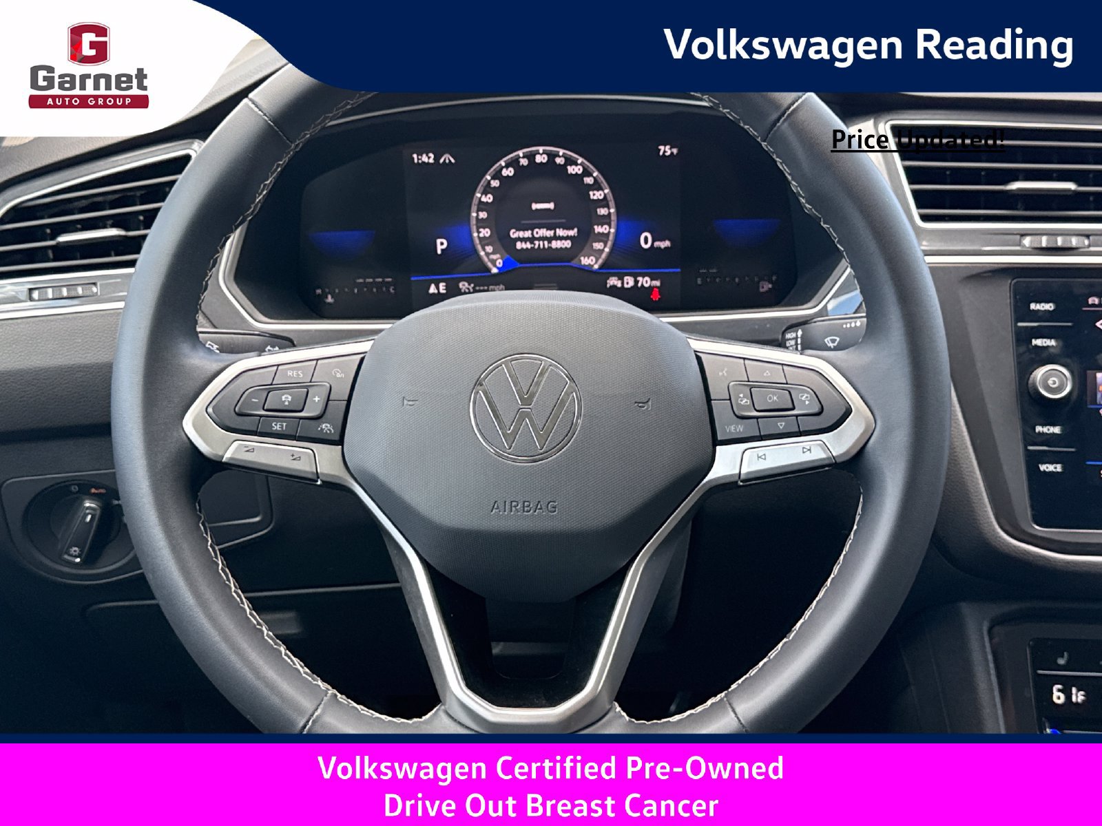 Certified 2024 Volkswagen Tiguan SE AWD/4WD image 16