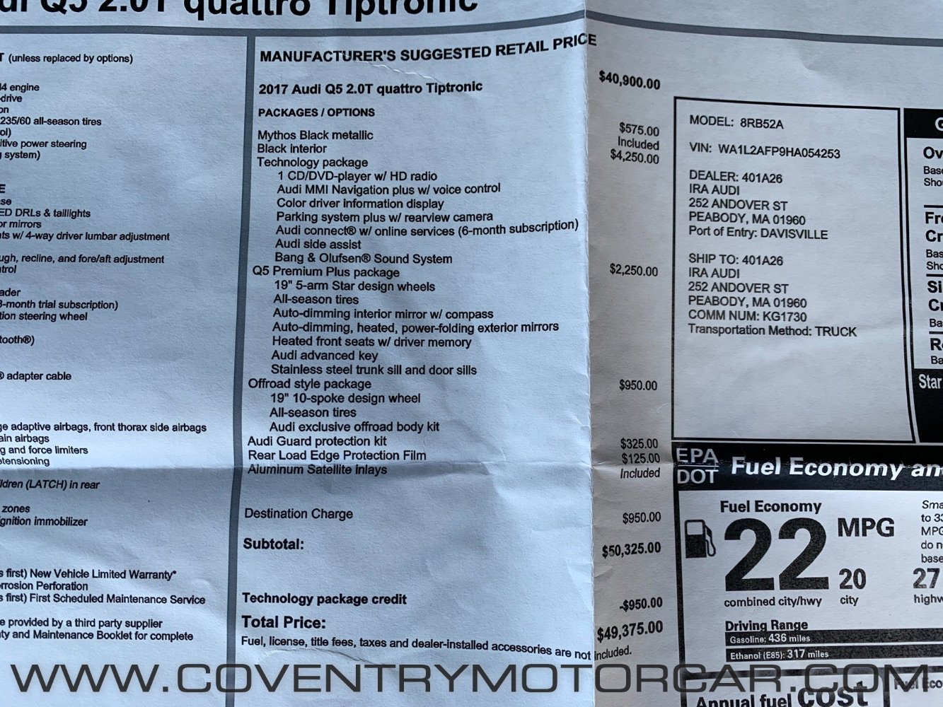 Used 2017 Audi Q5 2.0T Premium Plus w/ Technology Package image 21