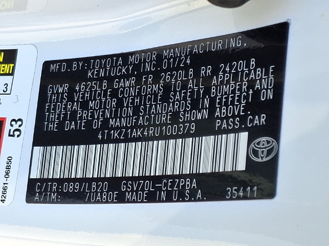 Used 2024 Toyota Camry XSE w/ Navigation Package FWD image 27