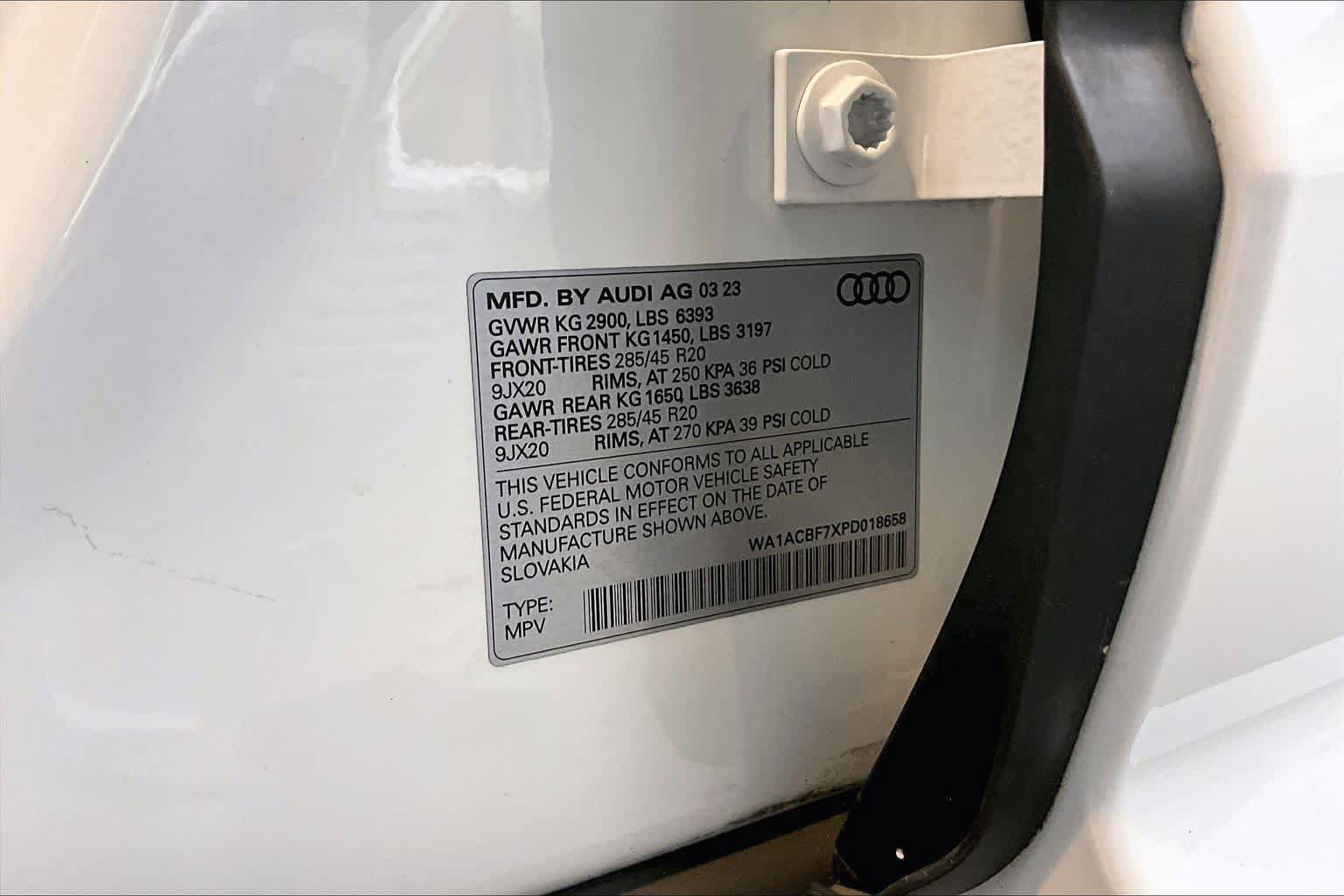 Used 2023 Audi Q7 2.0T Premium w/ Convenience Package AWD/4WD image 34